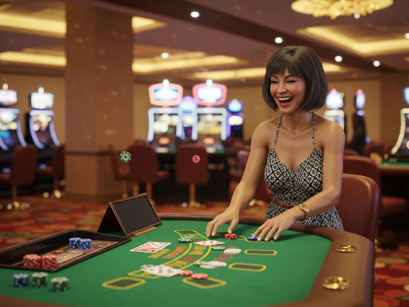 747 Casino poker table – players concentrating during a high-stakes game.