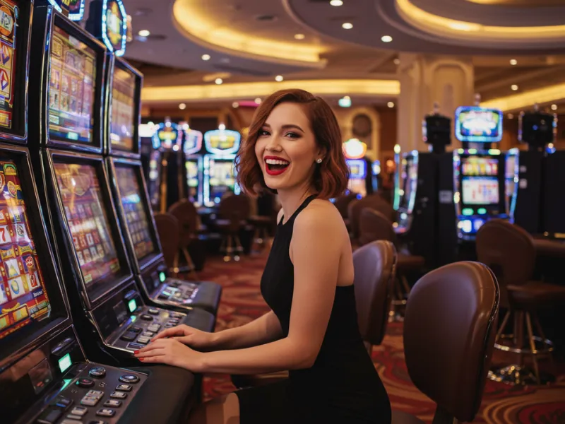 Colorful slot machine reels at 747 Live Casino.