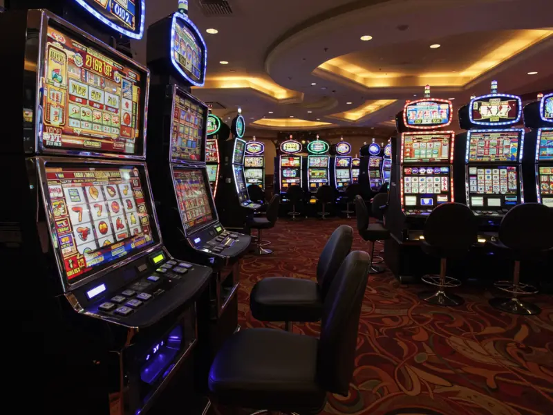 8888 Casino playing slot games with colorful reels and jackpot symbols.