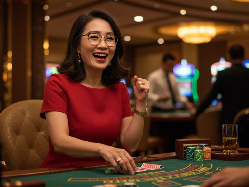 Asia 888 Casino playing baccarat at a professional gaming table
