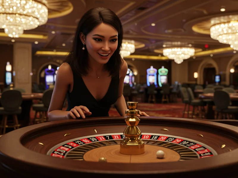 Asia 888 Casino playing roulette with a spinning wheel and bets placed