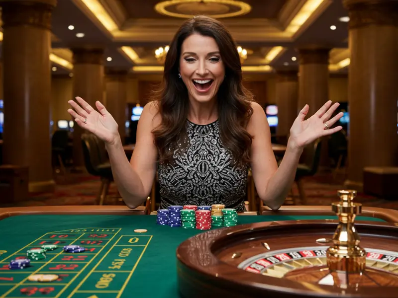 Bet888 Casino playing roulette with a spinning wheel and high stakes