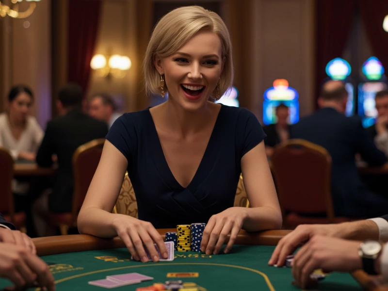 Escala Gaming Agent analyzing cards during a baccarat game.