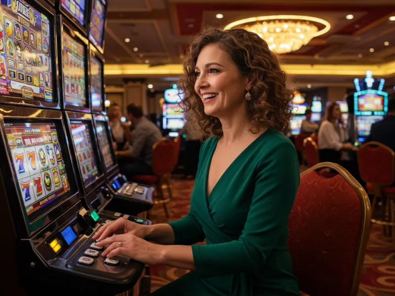 Vibrant slot machines lighting up at Jiliko Casino