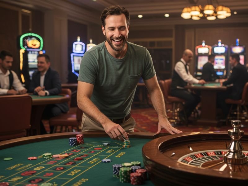 Pusoy Online App player enjoying a live casino game experience.