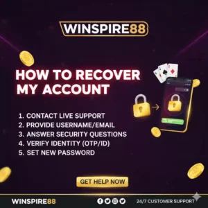 Winspire Forget Password